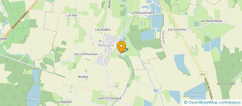 localisation de l'entreprise SOCIETE CIVILE IMMOBILIERE LES BRUYERES  RELEVANT