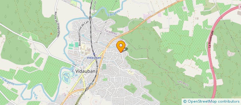 localisation de l'entreprise SOCIETE CIVILE IMMOBILIERE LES CAMAILS  VIDAUBAN