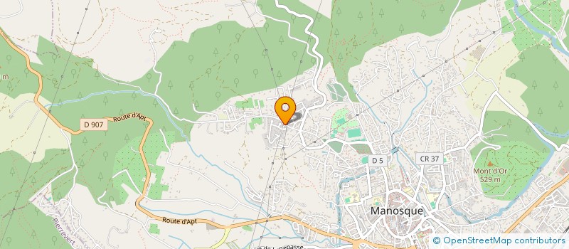localisation de l'entreprise SOCIETE CIVILE IMMOBILIERE LES CAMELIAS à MANOSQUE