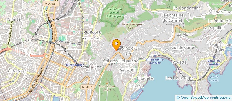 localisation de l'entreprise SOCIETE CIVILE IMMOBILIERE LES CAMP'S à NICE