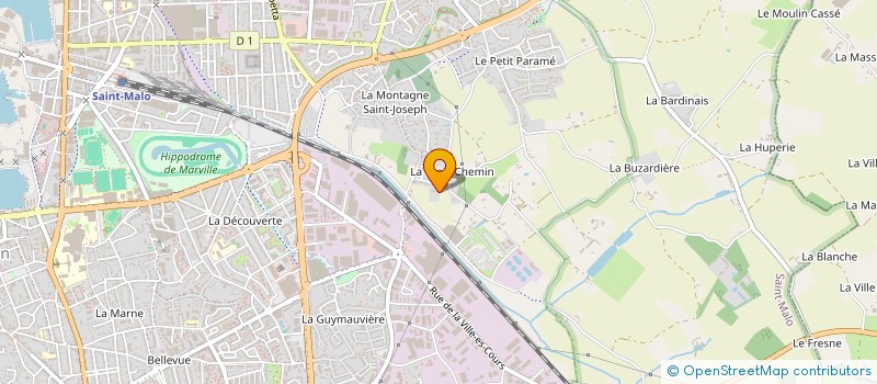 localisation de l'entreprise SOCIETE CIVILE IMMOBILIERE LES CAPRICES D'INES.FR  SAINT-MALO