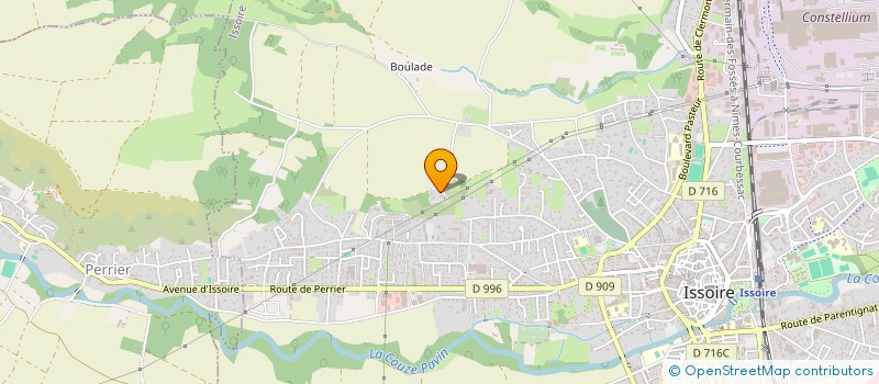 localisation de l'entreprise SOCIETE CIVILE IMMOBILIERE LES CAPUCINS  ISSOIRE