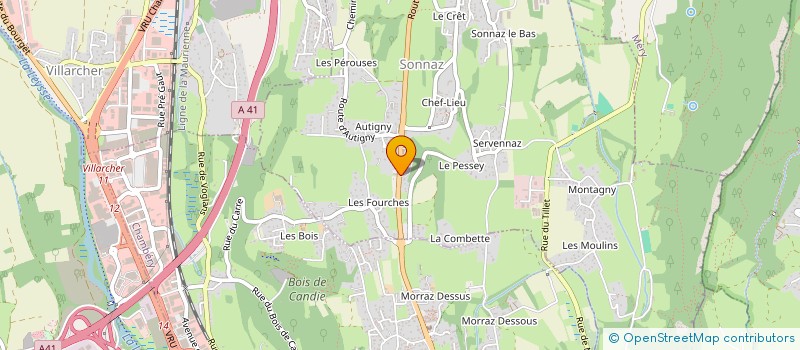 localisation de l'entreprise SOCIETE CIVILE IMMOBILIERE LES CARLIN  SONNAZ