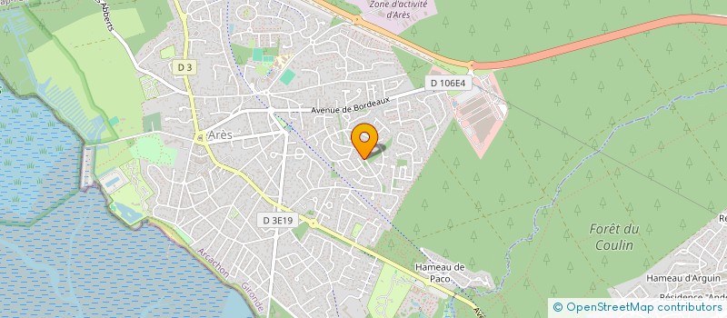 localisation de l'entreprise SOCIETE CIVILE IMMOBILIERE LES CATALPAS  ARES