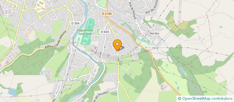 localisation de l'entreprise SOCIETE CIVILE IMMOBILIERE LES CEDRES à MONTLUCON