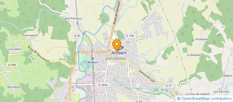 localisation de l'entreprise SOCIETE CIVILE IMMOBILIERE LES CHANTERELLES  AMBERT