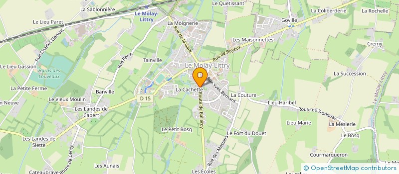 localisation de l'entreprise SOCIETE CIVILE IMMOBILIERE LES CINQ L  LE MOLAY-LITTRY