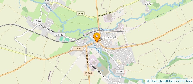 localisation de l'entreprise SOCIETE CIVILE IMMOBILIERE LES CINQUE TERRE  MONTCORNET