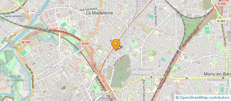 localisation de l'entreprise SOCIETE CIVILE IMMOBILIERE LES CLEFS DE MINERVE à LA MADELEINE