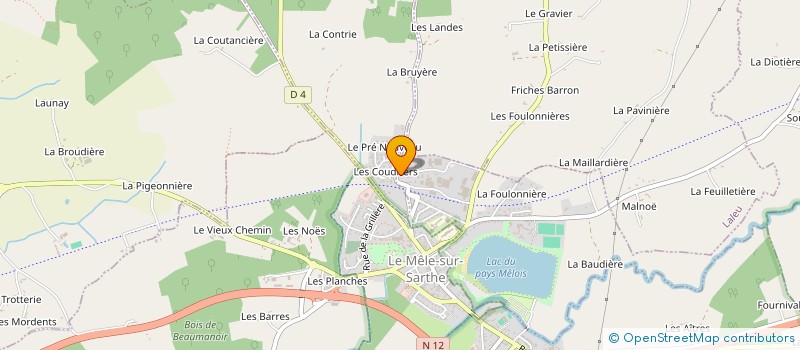 localisation de l'entreprise SOCIETE CIVILE IMMOBILIERE LES COUVETTES à SAINTE-SCOLASSE-SUR-SARTHE