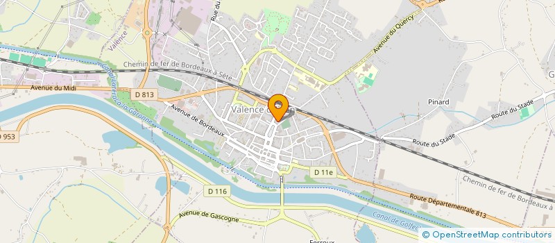 localisation de l'entreprise SOCIETE CIVILE IMMOBILIERE LES CYPRES à VALENCE