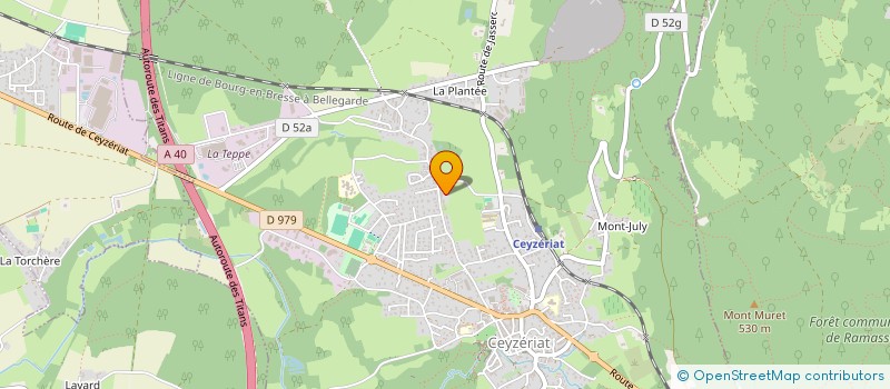 localisation de l'entreprise SOCIETE CIVILE IMMOBILIERE LES DEUX MONTS à CEYZERIAT