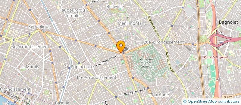localisation de l'entreprise SOCIETE CIVILE IMMOBILIERE LES DOVOTES  PARIS