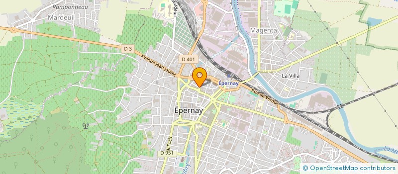 localisation de l'entreprise SOCIETE CIVILE IMMOBILIERE LES EPICIERS GOURMANDS II à EPERNAY