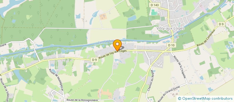 localisation de l'entreprise SOCIETE CIVILE IMMOBILIERE LES ERABLES  VITRY-AUX-LOGES