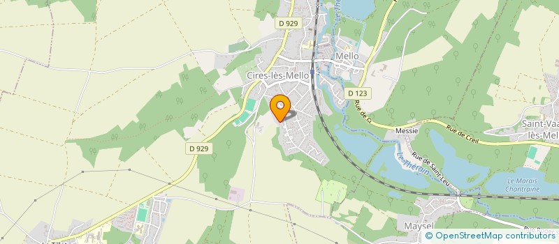 localisation de l'entreprise SOCIETE CIVILE IMMOBILIERE LES ERABLES NOIRS  CIRES-LES-MELLO