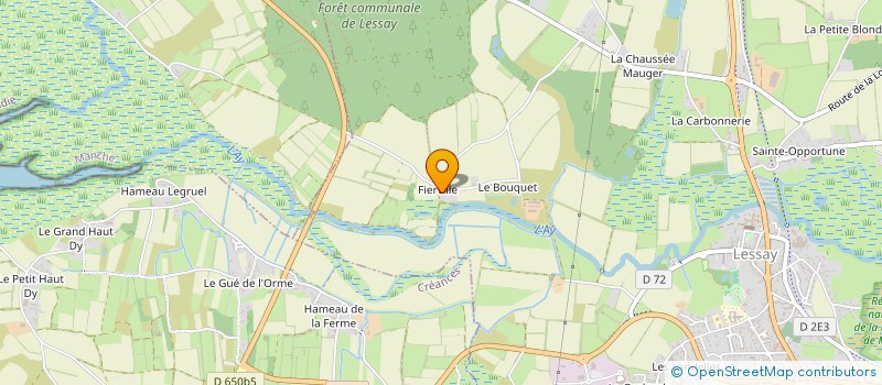 localisation de l'entreprise SOCIETE CIVILE IMMOBILIERE LES FIERS BERGERS  LESSAY