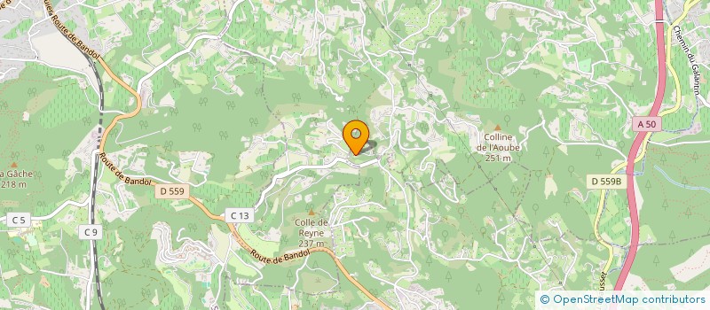 localisation de l'entreprise SOCIETE CIVILE IMMOBILIERE LES FILLES  BANDOL