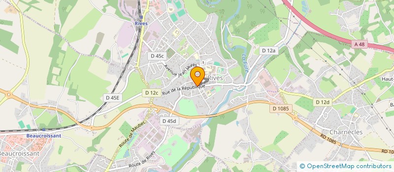 localisation de l'entreprise SOCIETE CIVILE IMMOBILIERE LES FLEURS DE MAUBEC  RIVES