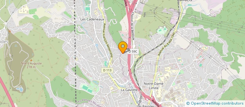 localisation de l'entreprise SOCIETE CIVILE IMMOBILIERE LES FRAISES à SEPTEMES-LES-VALLONS