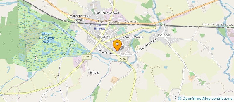 localisation de l'entreprise SOCIETE CIVILE IMMOBILIERE LES FRESNES HAZARD à BRIOUZE