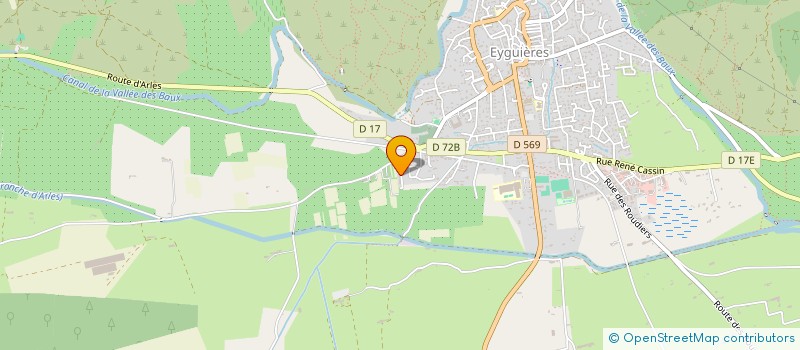 localisation de l'entreprise SOCIETE CIVILE IMMOBILIERE LES GLAUGES  EYGUIERES