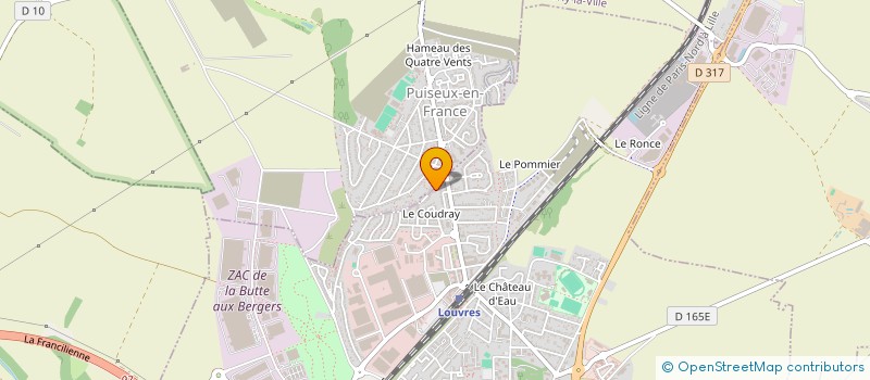 localisation de l'entreprise SOCIETE CIVILE IMMOBILIERE LES GLYCINES  LOUVRES