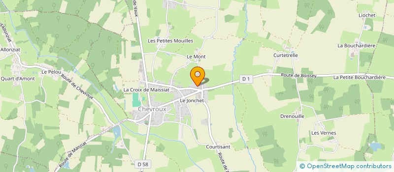 localisation de l'entreprise SOCIETE CIVILE IMMOBILIERE LES GONNIERES  CHEVROUX