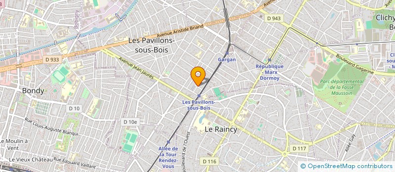 localisation de l'entreprise SOCIETE CIVILE IMMOBILIERE LES GOUBELINS à LES PAVILLONS-SOUS-BOIS