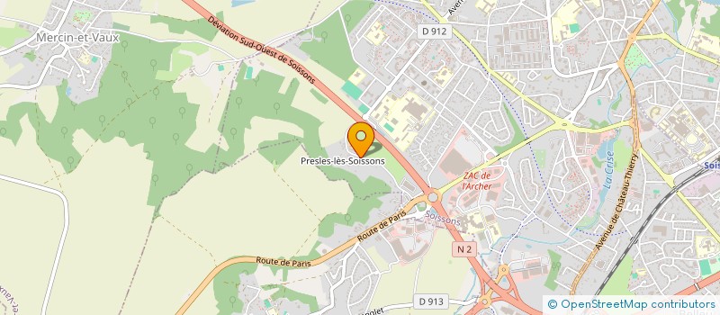 localisation de l'entreprise SOCIETE CIVILE IMMOBILIERE LES GRANDES VIGNES à SOISSONS