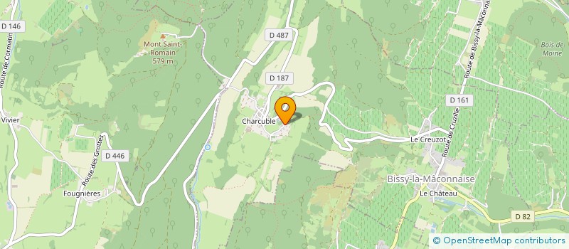 localisation de l'entreprise SOCIETE CIVILE IMMOBILIERE LES GRENOUILLES  BISSY-LA-MACONNAISE