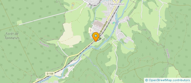 localisation de l'entreprise SOCIETE CIVILE IMMOBILIERE LES HABITATIONS  CHENIMENIL