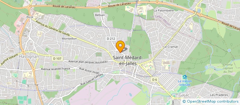 localisation de l'entreprise SOCIETE CIVILE IMMOBILIERE LES HAUTS DE JALES  SAINT-MEDARD-EN-JALLES
