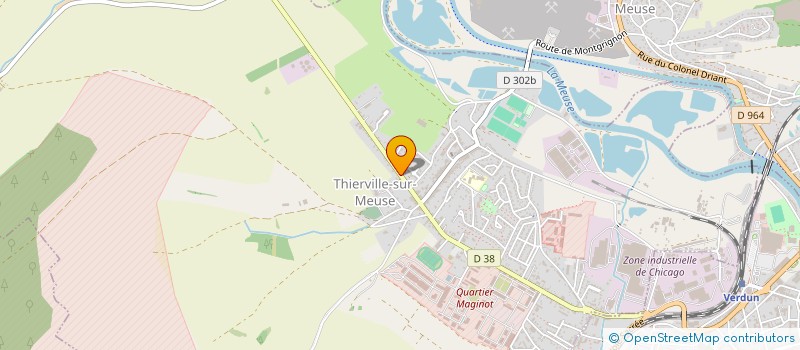 localisation de l'entreprise SOCIETE CIVILE IMMOBILIERE LES IFS à THIERVILLE-SUR-MEUSE