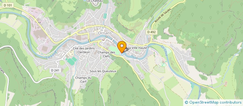 localisation de l'entreprise SOCIETE CIVILE IMMOBILIERE LES ISLOTTES à ORNANS