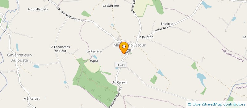 localisation de l'entreprise SOCIETE CIVILE IMMOBILIERE LES IV MAZZUCCHIS  MIRAMONT-LATOUR