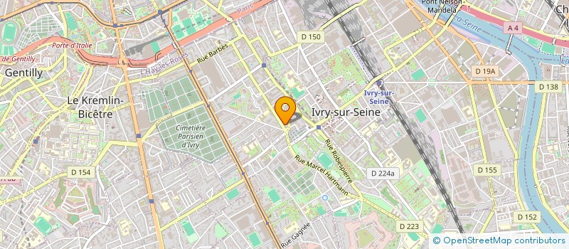 localisation de l'entreprise SOCIETE CIVILE IMMOBILIERE LES JARDINS INATTENDUS à IVRY-SUR-SEINE