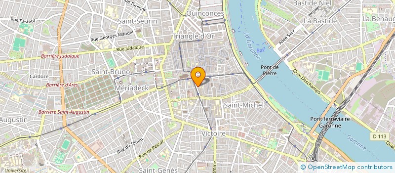 localisation de l'entreprise SOCIETE CIVILE IMMOBILIERE LES LARES  BORDEAUX