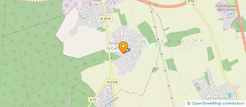 localisation de l'entreprise SOCIETE CIVILE IMMOBILIERE LES LAURIERS  ANGERVILLE-LA-CAMPAGNE