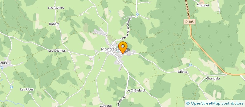 localisation de l'entreprise SOCIETE CIVILE IMMOBILIERE LES LAUZES  MONTREGARD