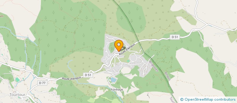 localisation de l'entreprise SOCIETE CIVILE IMMOBILIERE LES LAVANDES  TOURTOUR