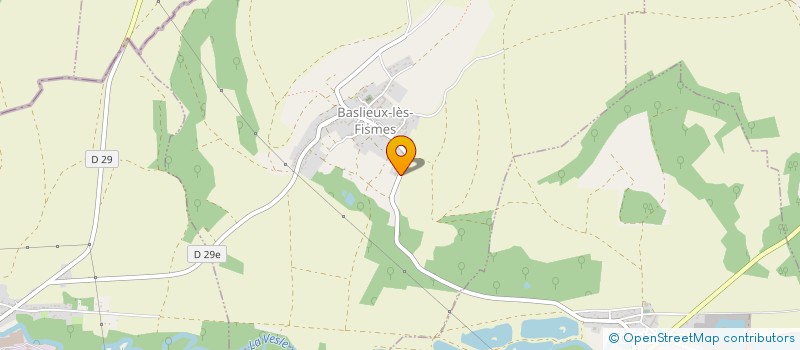 localisation de l'entreprise SOCIETE CIVILE IMMOBILIERE LES LILAS ET PAR ABREVIATION  SCI LES LILAS  BASLIEUX-LES-FISMES