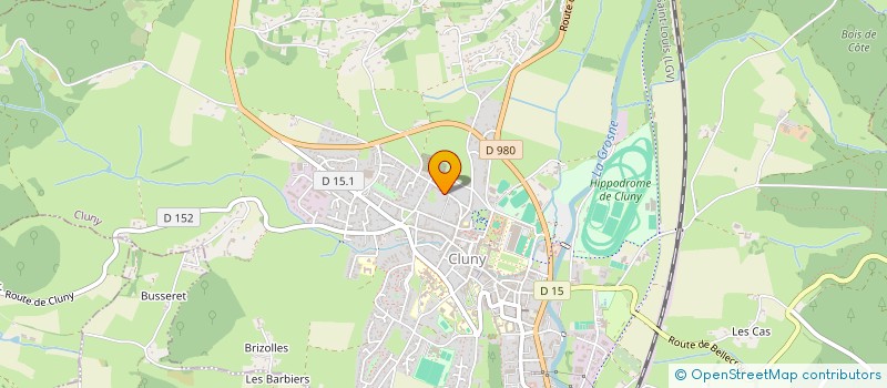 localisation de l'entreprise SOCIETE CIVILE IMMOBILIERE LES LUTINS  CLUNY