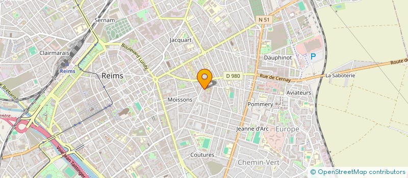 localisation de l'entreprise SOCIETE CIVILE IMMOBILIERE LES MAGNOLIAS MARCEAUX  REIMS