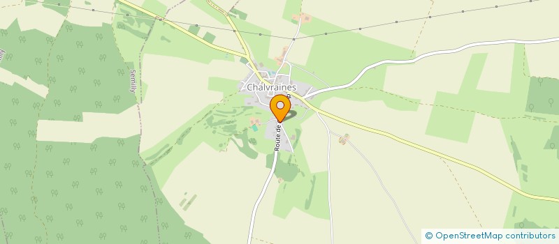 localisation de l'entreprise SOCIETE CIVILE IMMOBILIERE LES MARMOTS à CHALVRAINES