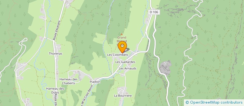 localisation de l'entreprise SOCIETE CIVILE IMMOBILIERE LES MARMOTTONS  AUTRANS-MEAUDRE EN VERCORS