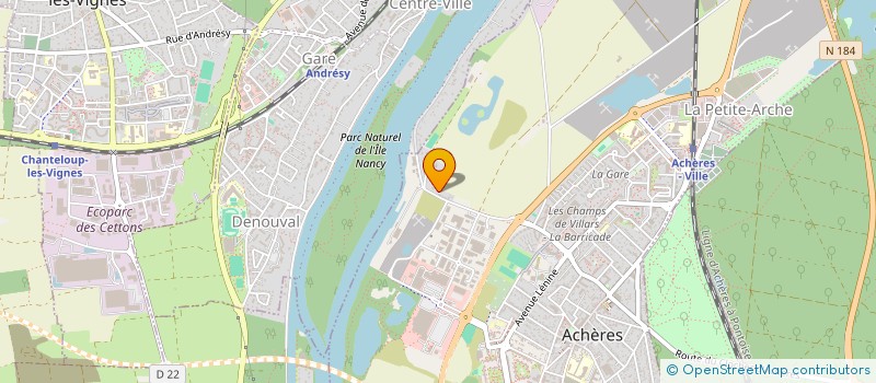 localisation de l'entreprise SOCIETE CIVILE IMMOBILIERE LES MARMOUZETS  ACHERES