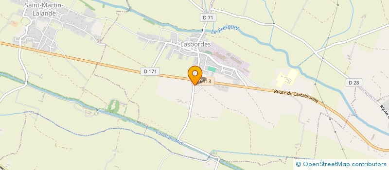 localisation de l'entreprise SOCIETE CIVILE IMMOBILIERE LES MASQUIERES à LASBORDES