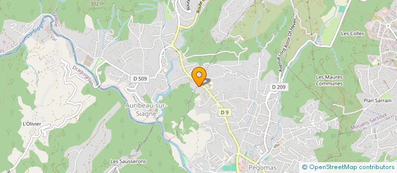 localisation de l'entreprise SOCIETE CIVILE IMMOBILIERE LES MELEZES  PEGOMAS