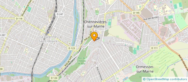 localisation de l'entreprise SOCIETE CIVILE IMMOBILIERE LES MIRACLES  CHENNEVIERES-SUR-MARNE